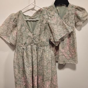Anthropologie embroidered dresses